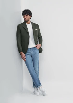 کت دو دکمه پشمی 2520201