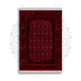 *جدید* فرشینه از جنس پارچه شانل مخمل ترک طرح فانتزی برند دفه کد 707