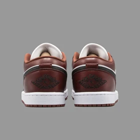 نایکی جردن 1 مشکی زرشکی ساق کوتاه Nike Air Jordan 1 Low OG Black Maroon