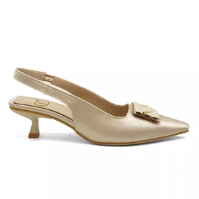 کفش مجلسی زنانه پاشنه‌دار 3 سانت مدل 400344 _ sandal valentino