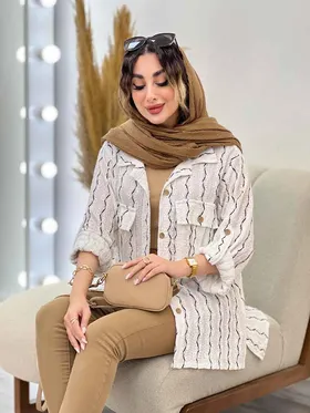 شومیز دو جیب پاکتی افروز