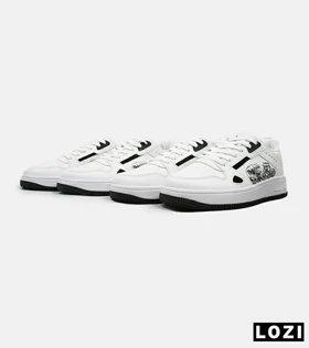 کفش کتانی مردانه سفید مشکی NIKE AirForce Draw