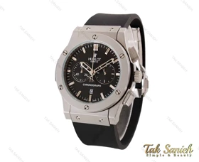ساعت هابلوت مردانه سه موتوره طوسی مشکی Hublot-4060-G
