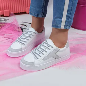 کفش کتانی زنانه مدل ونس تی T رنگ سفید کد 44730