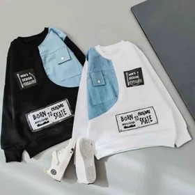 بلوزشلوار پسرانه بیرونی با شلوار لی طرح مام