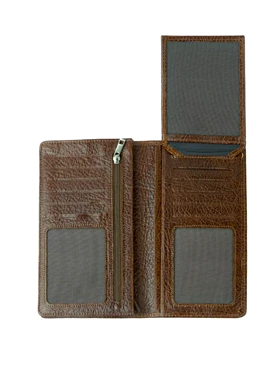 کیف پول پالتویی چرم مردانه مدل کابوی