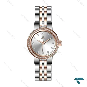 ساعت انزو EC-606KEL زنانه دورنگین دو رنگ رزگلد Enzo-8067-L