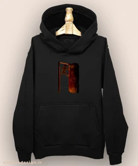 هودی مردانه و زنانه نوستالژی طرح بالا رفتن از چارچوب در