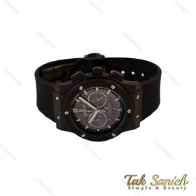 ساعت هابلوت مردانه سه موتوره مشکی صفحه اسکلتون Hublot-5193-G