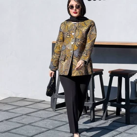 کت ژاکارد زنانه کد 1410