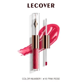 تینت و گلاس دوکاره لیکاور LECOVER (N16 pink rose)