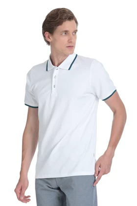 تیشرت یقه پولو مردانه hatemoglu