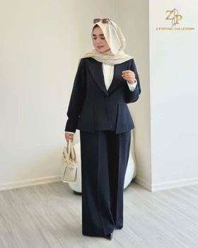کت و شلوار زنانه کرپ لوینا