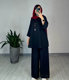 ست مانتو و شلوار پارنا 3