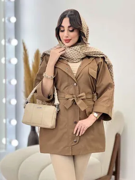 بارانی چهار جیب آستین پاکتی