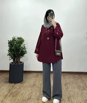 مانتو گلدوزی نرگس 3