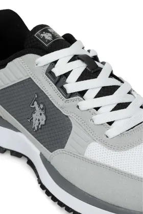 کفش اسپورت آناتومیک روزانه آناتومیک U.S.POLO ASNN MARCUS 4FX GRY WHITE COMFORT POLO24EYMARCUS