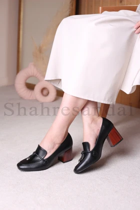 کفش پرسنلی پاشنه‌دار زنانه کد 710
