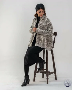 کت پوست ماری زنانه زارا