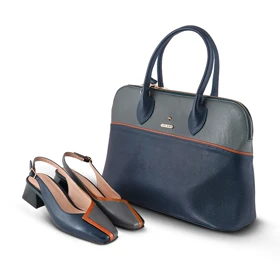 ست کیف و کفش زنانه چرم یلسان مدل دنیز کد946-ANEMOR-MC