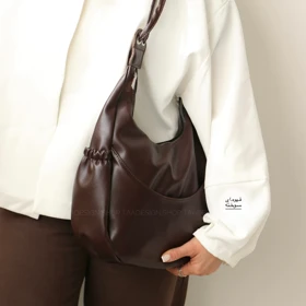 کیف زنانه بزرگ مدل لیام (قهوه ای سوخته)