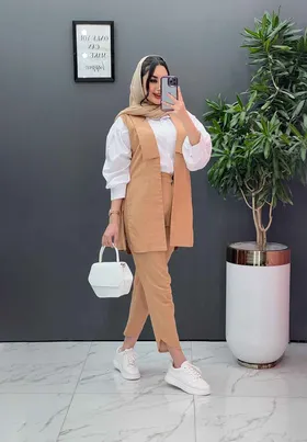ست سه تیکه شومیز ژیله شلوار