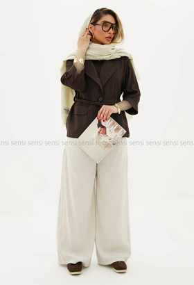 کت تک دکمه رنگی کد1005466