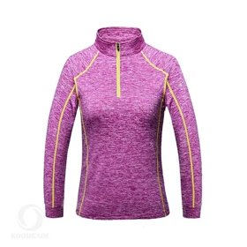 تیشرت زنانه نیم زیپ OUTDOOR 1703