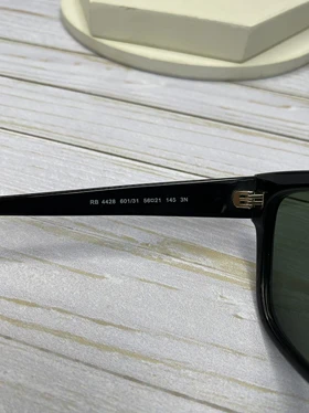 عینک آفتابی ری‌بن مدل RB4428 فریم کائوچو استات، عدسی کریستال UV400