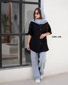 مانتو شومیز کاربردی کد 0248