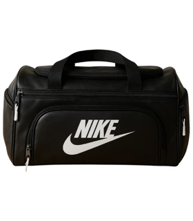 ساک جاکفشی دار نایکی چرم مشکی NIKE99039