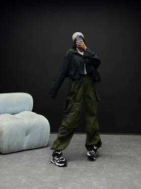 شلوار کارگو BERSHKA