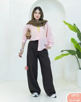 شلوار فول بگ بندی 7437