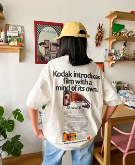 تی‌شرت اورسایز نخی kodak