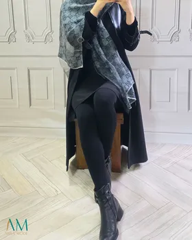 جوراب شلواری خزدار مشکی