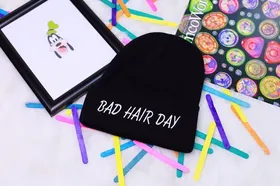 کلاه بافت bad hair day