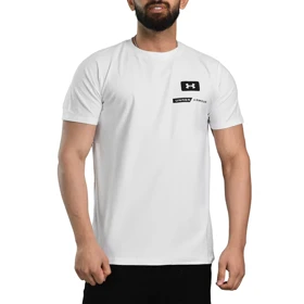 تیشرت ورزشی مردانه آندر آرمور مدل mub-072 سفید