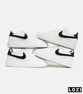 کفش مردانه و زنانه سفید مشکی NIKE AIR FORCE