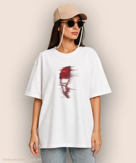 تیشرت لش مردانه و زنانه طرح اسکلت مرگ کد 931