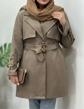 ترنچ کت زنانه ضدآب مهر 1