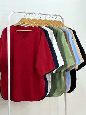 تونیک مانتویی لینن شاپرک