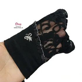دستکش نیم انگشت گیپوری/ مجلسی زنانه