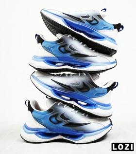 کفش کتانی مردانه آبی مشکی سفید نایک NIKE Air Griffey Max V2