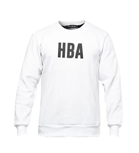 بلوز دورس مردانه یقه گرد سفید H B A