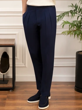 شلوار لینن کمرسگک دارp259