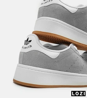 کفش کتانی مردانه طوسی سفید ADIDAS stan smith
