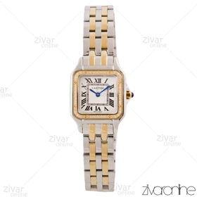 ساعت مچی کارتیر زنانه مدل پنته دورنگ طلایی دور نگین 103803