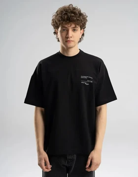 اورسایز آستین کوتاه پیش چاپدار