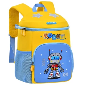 کیف کوله پشتی بچگانه ربات اورجینال اولنگ OLANG 6184 (زرد)