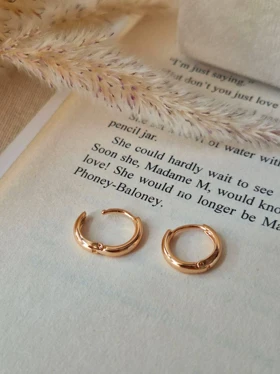 گوشواره حلقه ساده ژوپینگ M33